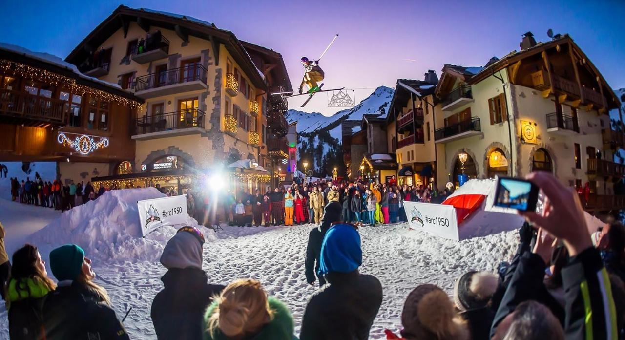 Les Arcs  Appartement Arc 1950 M, Ski Au Pied, Piscine Exterieure Chauffee, Remontees Mecaniques A 100M, Sauna Et Salle De Sports מראה חיצוני תמונה