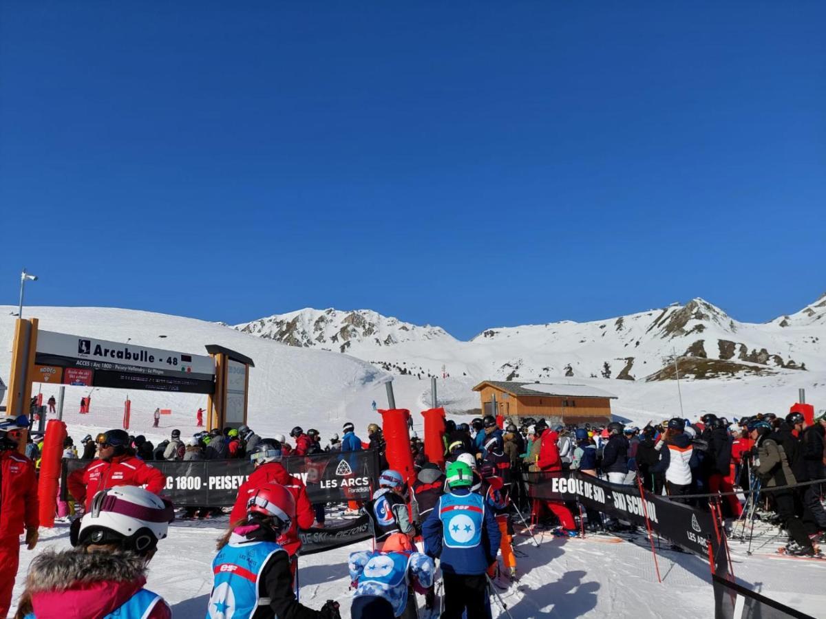 Les Arcs  Appartement Arc 1950 M, Ski Au Pied, Piscine Exterieure Chauffee, Remontees Mecaniques A 100M, Sauna Et Salle De Sports מראה חיצוני תמונה
